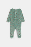 Dors-bien velours renard vert bébé garçon 3