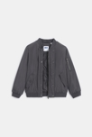 Blouson bomber gris foncé Garçon 4