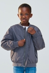 Blouson bomber gris foncé Garçon 1