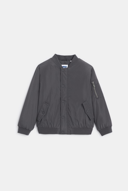 Dunkelgraue Bomberjacke Jungen 1