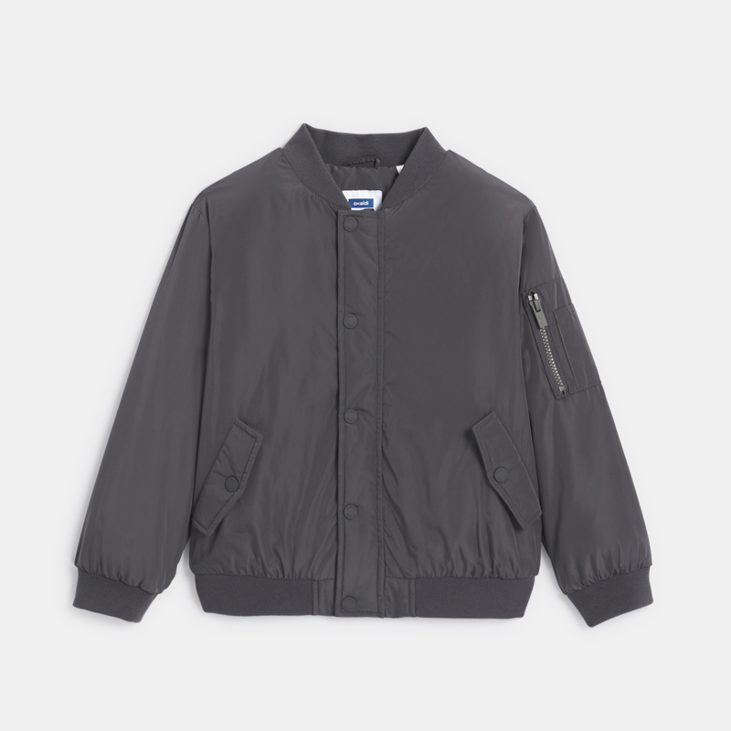 OKAIDI - Blouson bomber gris foncé Garçon - Garcon