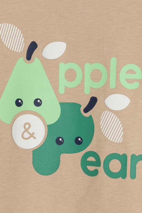 T-shirt fruits beige bébé garçon