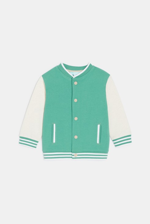 Collegejacke Früchte grün Kleinkind Junge 2