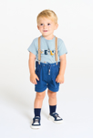 Blauw T-shirt met savannediertjes voor babyjongens 5
