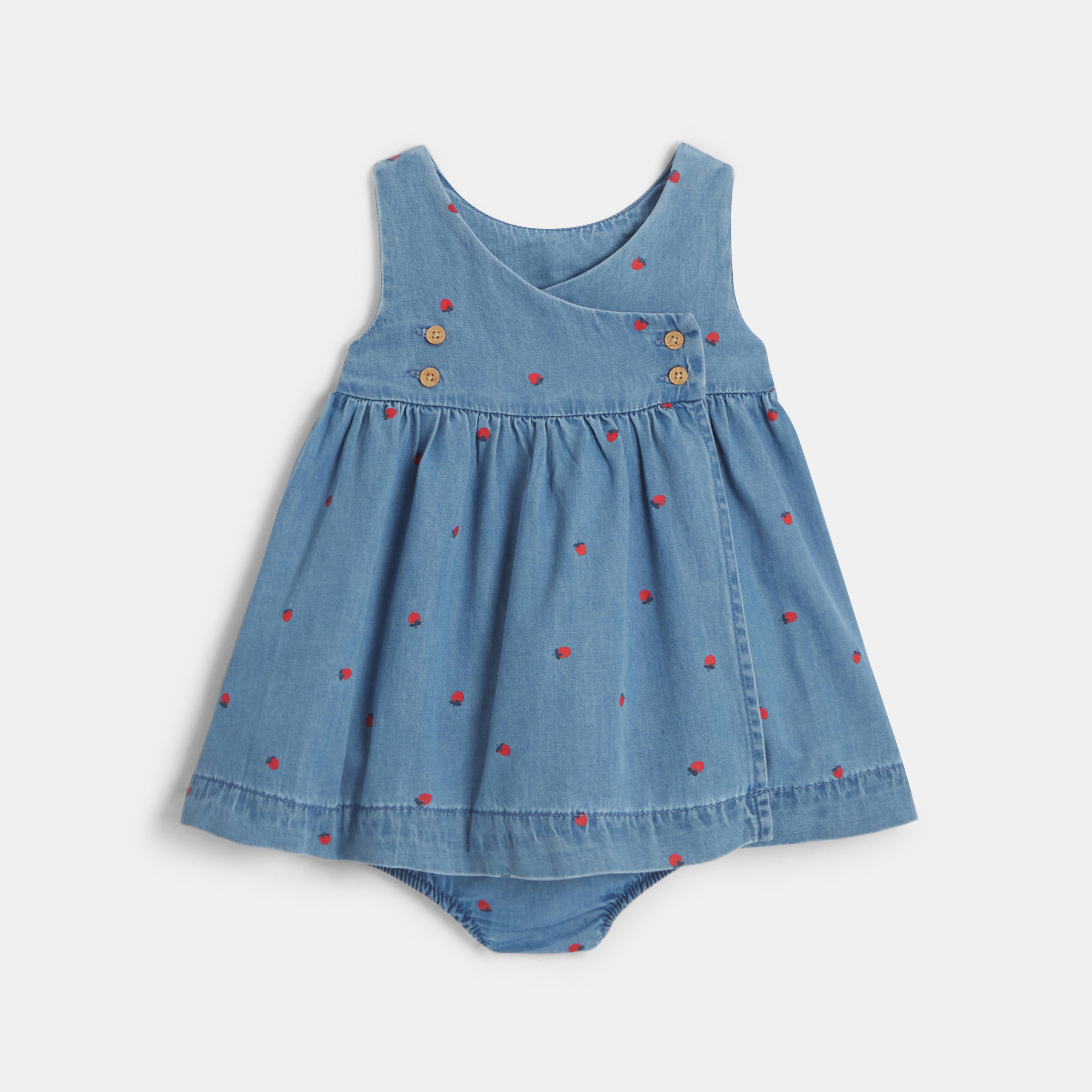 andmary Baby ribbon denim XS ⑥ ANDMARY】Baby ribbon denim