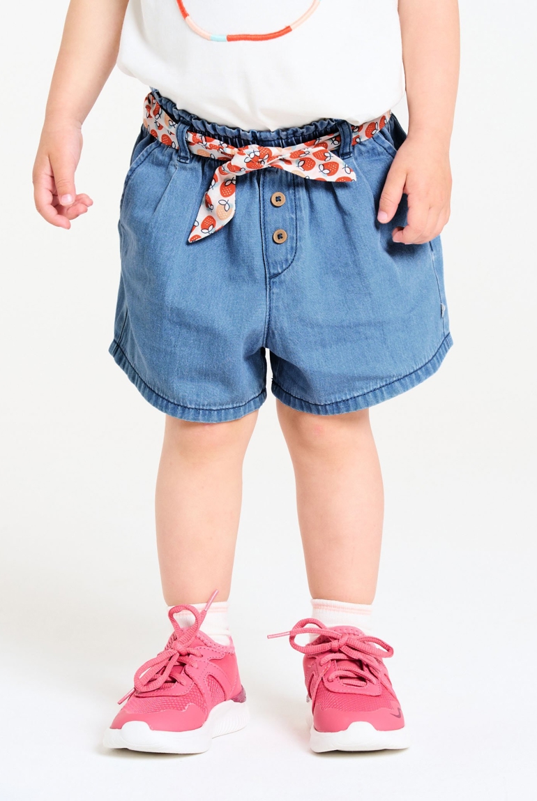 スカート soorploom Odile Shorts Denim 8y soorploom Odile Shorts Denim 8y