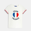 T-shirt team France blanc Fille