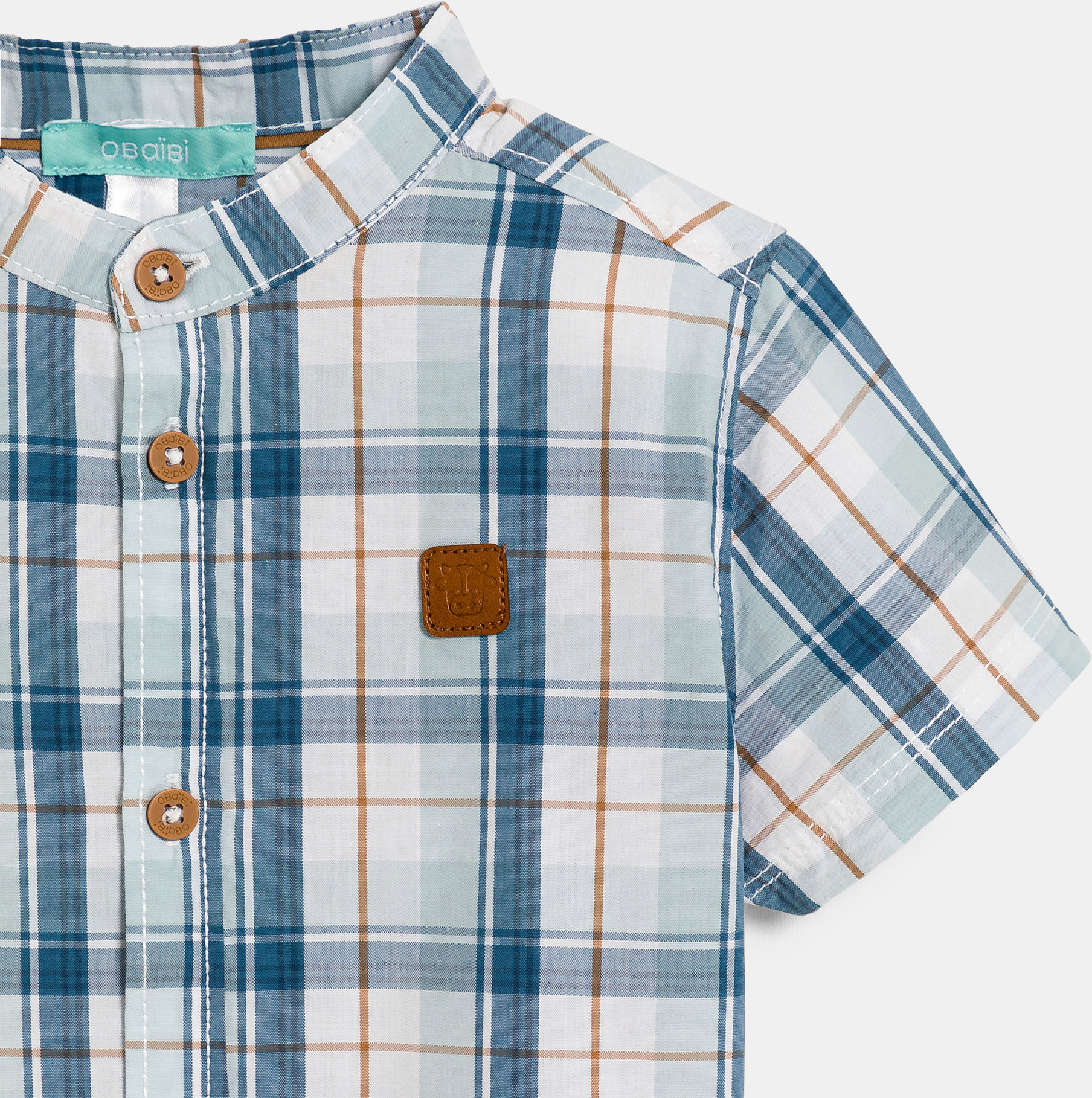 Blaues Karohemd Baby Jungen 2