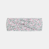 Headband fleuri rose bébé fille