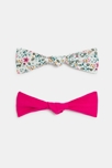 Headband noué rose bébé fille (lot de 2)