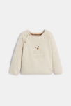 Pull maille tricot ours et pantalon maille marron bébé garçon 2