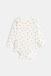 Robe coton effet côtelé et body rose bébé fille 2