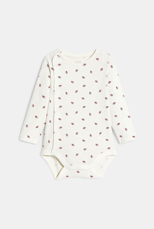 Robe coton effet côtelé et body rose bébé fille