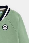 Gilet zippé fantaisie singe vert bébé garçon 3