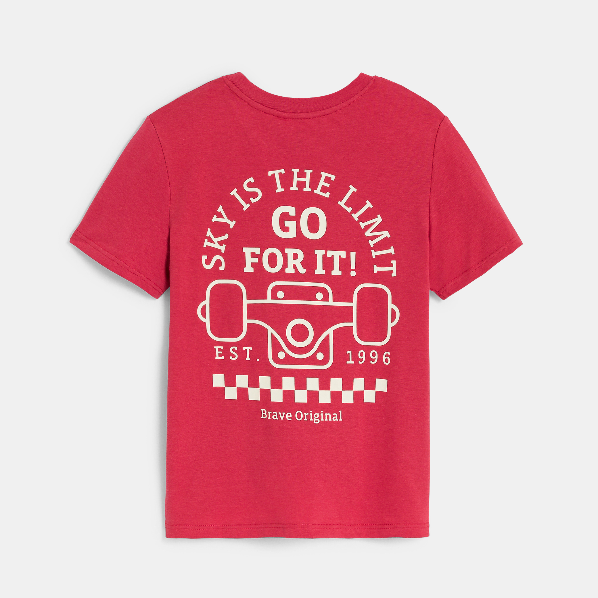 Boy's pink sportswear T-shirt Okaïdi & Obaïbi Boy's pink sportswear T-shirt Okaïdi & Obaïbi