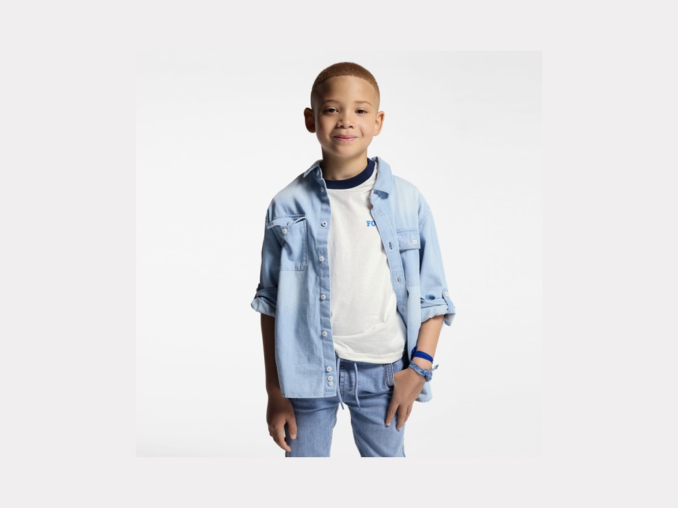 T-shirt sportiva bianca bambino 1