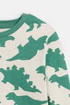 Pyjama 2 pièces motif dinosaures vert Garçon 3
