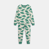 Pyjama 2 pièces motif dinosaures vert Garçon