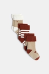 Calcetines cálidos oso marrón bebé niño (pack de 3) 2