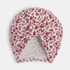 Bonnet turban fleuri rose bébé fille