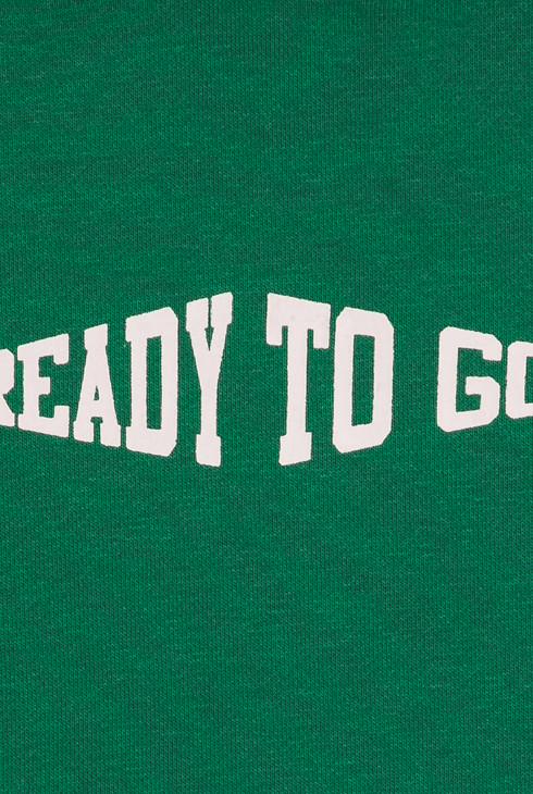 Dessuadora camisa amb missatge verda nen 2