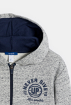 Sudadera con capucha gris niño 3