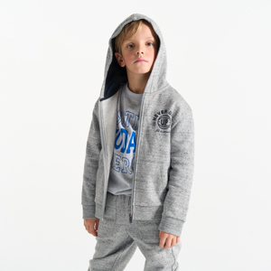 Sudadera con capucha gris niño 1