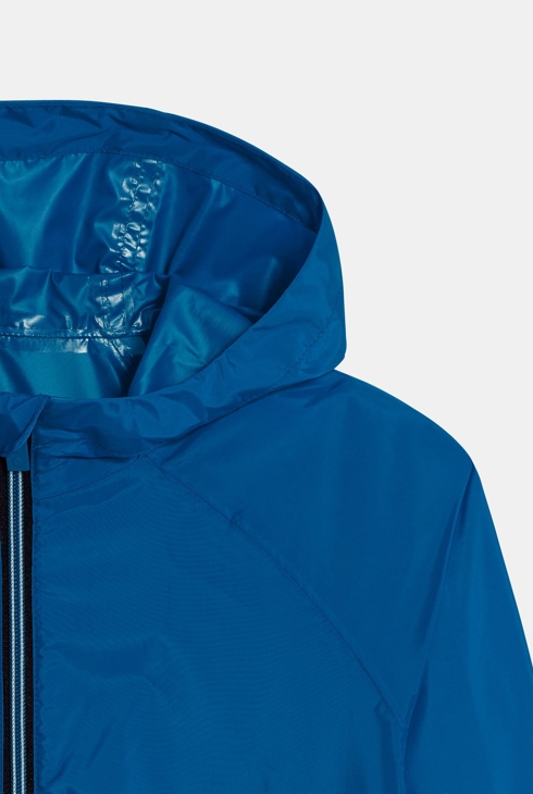 Blouson coupe-vent déperlant bleu Garçon