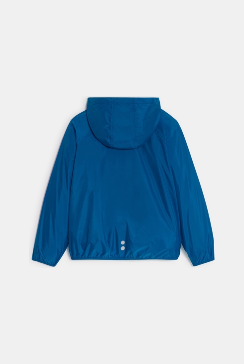 Blaue wasserabweisende Windjacke für Jungen 2