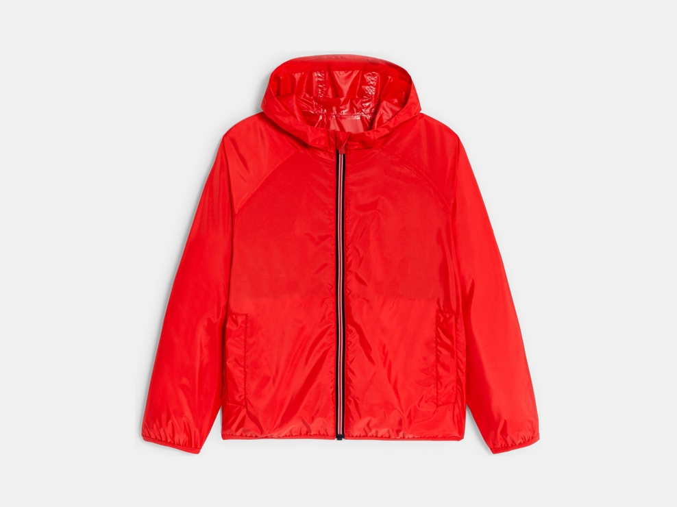 Blouson coupe-vent déperlant rouge Garçon 1