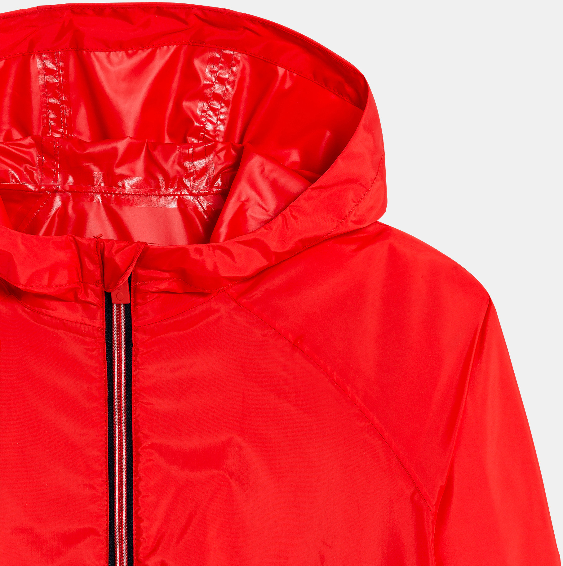 Rote wasserabweisende Windjacke für Jungen 2