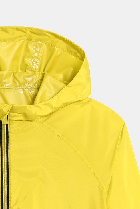 Blouson coupe-vent déperlant jaune Fille 2