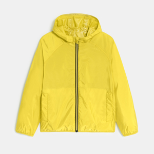 Blouson coupe-vent déperlant jaune Fille 1