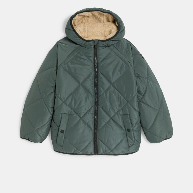 OKAIDI - Blouson réversible zippé kaki Garçon - Garcon