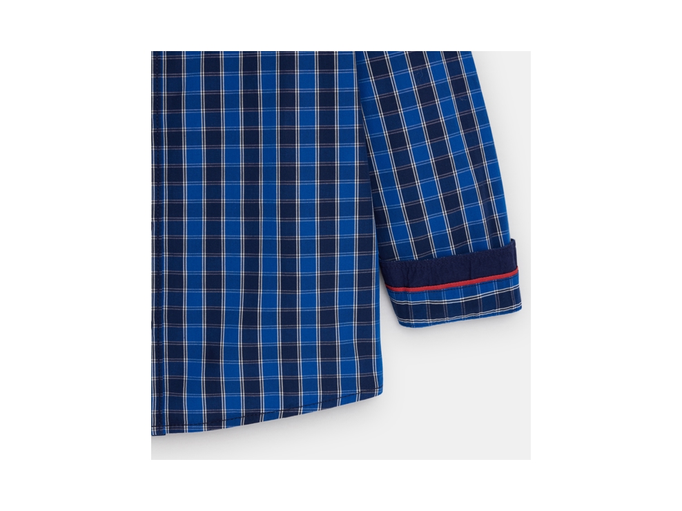 Blaues Karohemd für Jungen 2