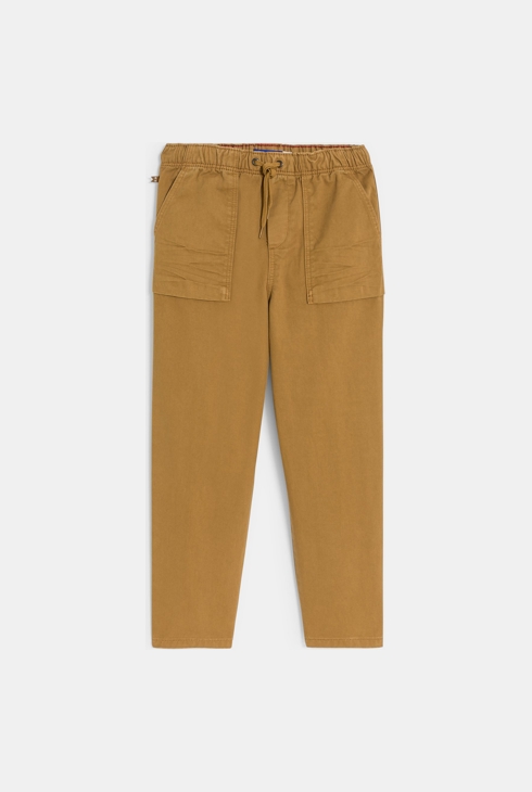 Pantalon relax marron Garçon