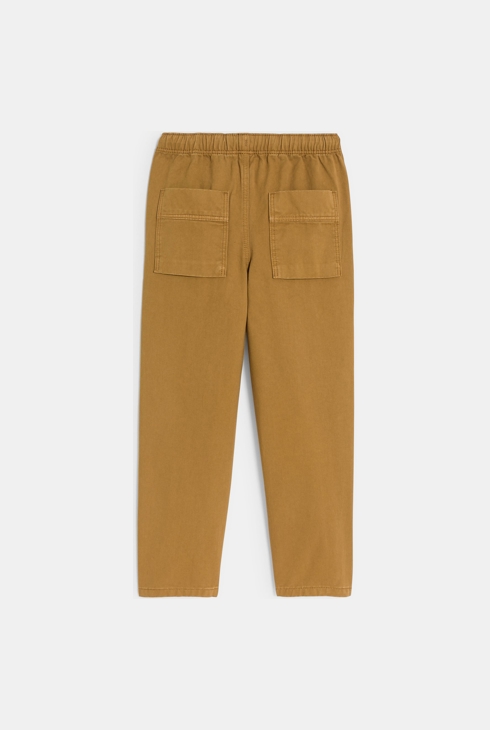 Pantalon relax marron Garçon