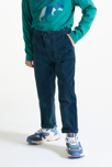 Pantalon relax bleu Garçon 5