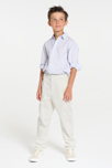 Pantalón chino liso blanco niño 1
