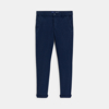 Pantalon chino uni bleu marine Garçon