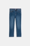 Jean droit ultra-résistant bleu Garçon