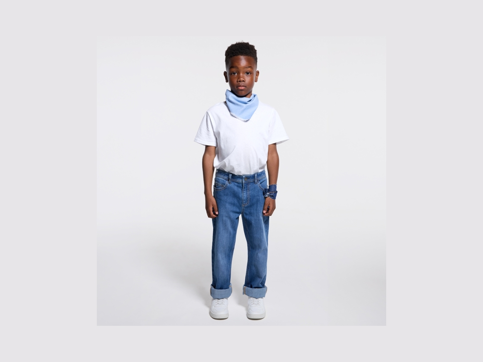 Jean droit ultra-résistant bleu Garçon 1