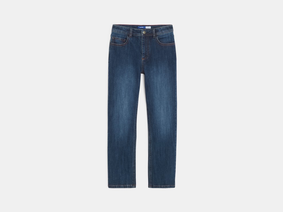 Jean droit ultra-résistant bleu Garçon 1
