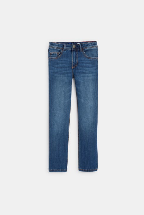 Jean droit ultra-résistant bleu Garçon 2