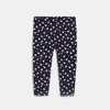 Legging imprimé fleuri bleu marine bébé fille