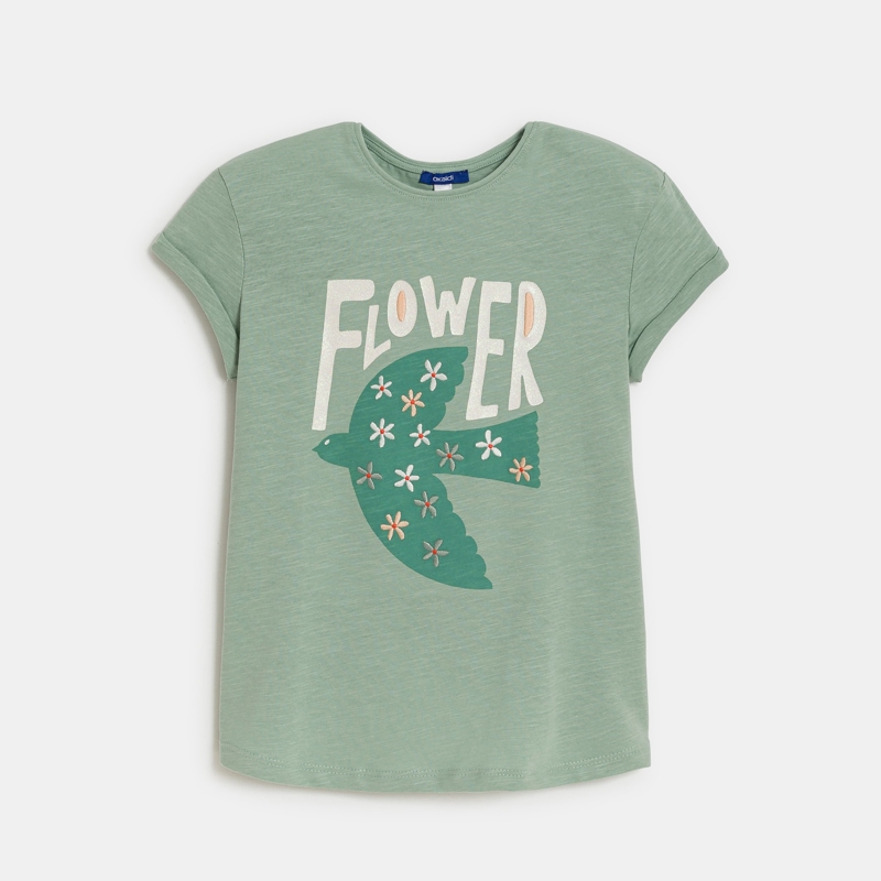 T-shirt à motif vert - 4A