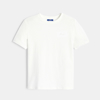 T-shirt basique uni blanc Fille