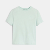 T-shirt basique uni vert Fille