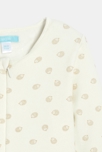 Extra moltonpyjama met egeltje en beige fleecevest voor baby's 4