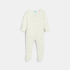 Surpyjama molleton hérisson blanc bébé mixte